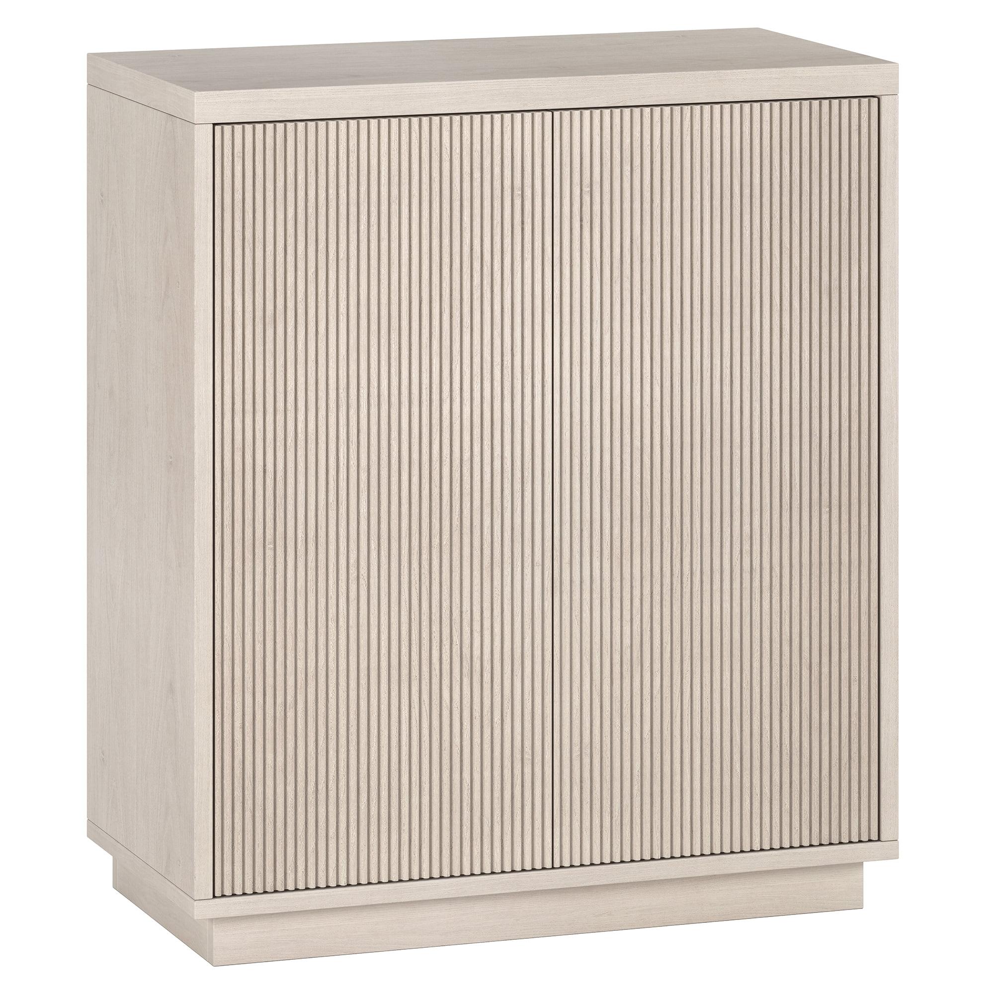 Evelyn&Zoe Modern/Contemporary 28" Wide Alder White Accent Cabinet