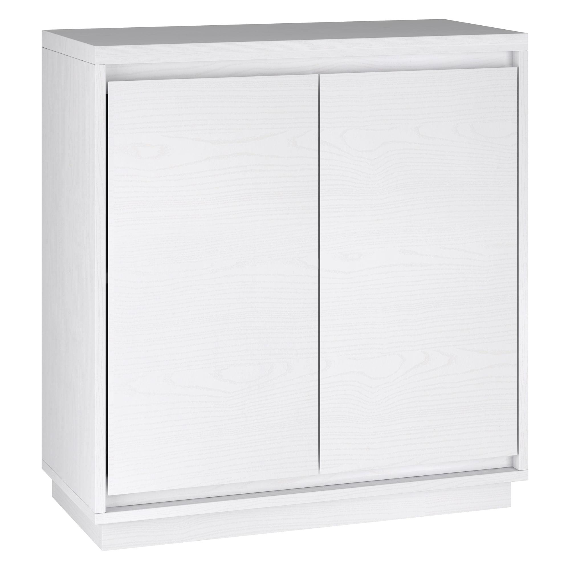 Evelyn&Zoe Presque 30" Wide Rectangular Accent Cabinet, White