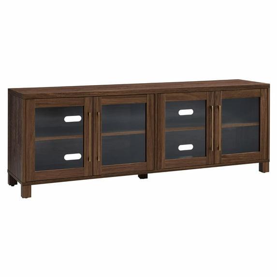 Evelyn&Zoe Quincy Rectangular TV Stand for TV's up to 80", Walnut