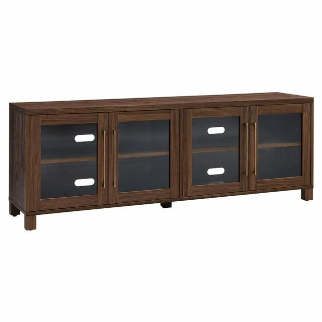 Evelyn&Zoe Quincy Rectangular TV Stand for TV's up to 80", Walnut