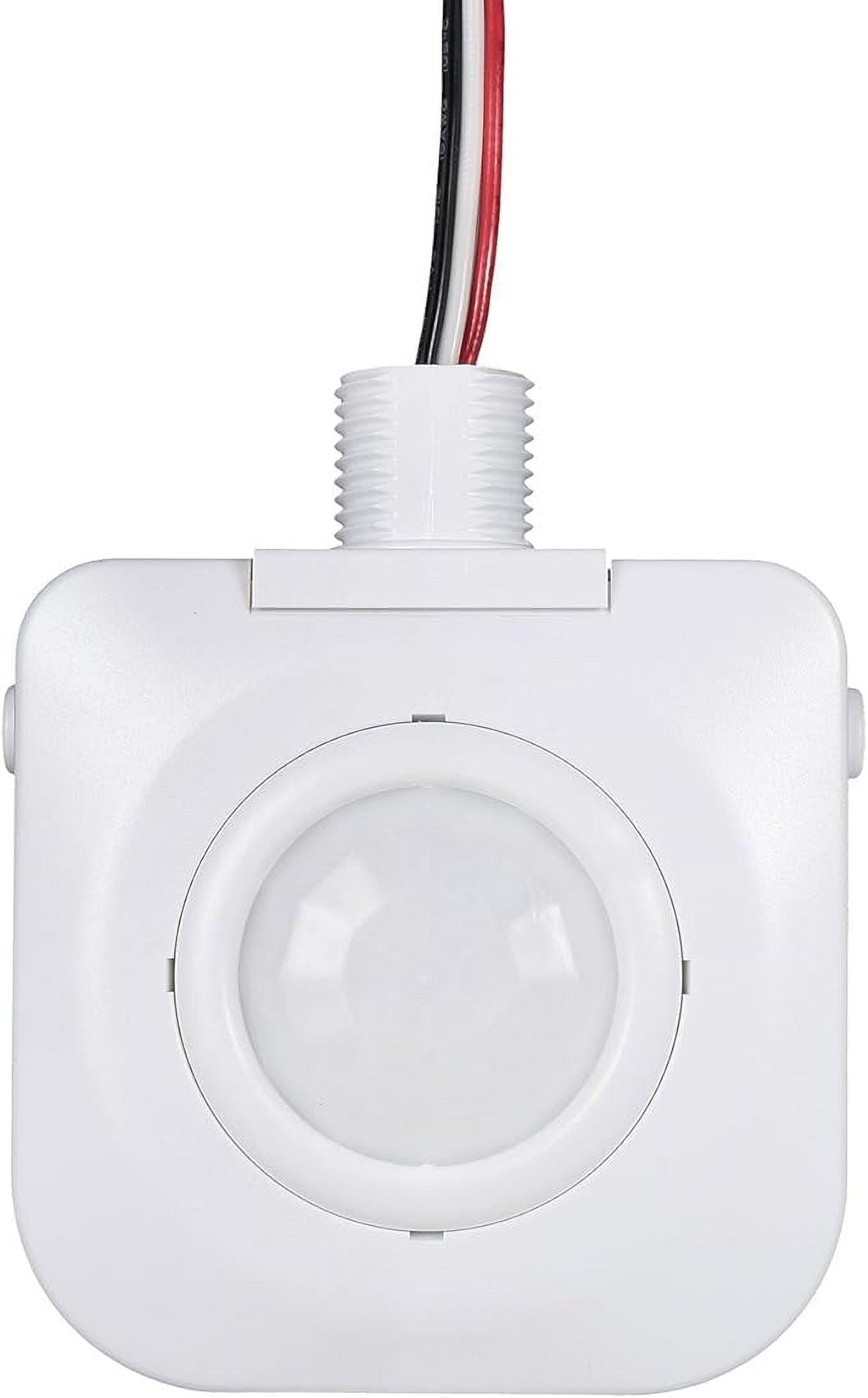 Maxxima High Bay Fixture Mount - 360 Degree PIR Occupancy Sensor, Hard Wired Indoor Motion Sensor, Automatic Commercial or Residential Lighting Solution, Max Height 30 Ft,  120-277V