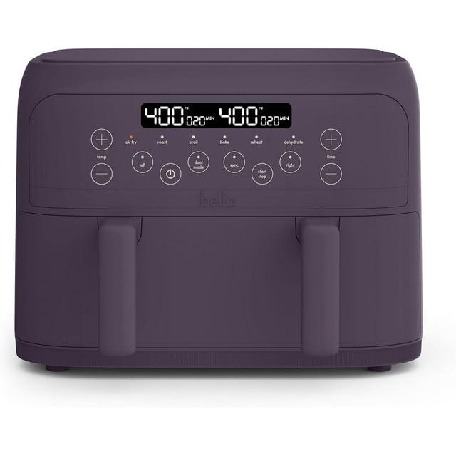 bella 4qt TriZone Air Fryer Plum