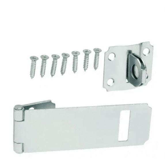 Everbil 4-1/2 in Zinc-Plated Adjustable Staple Safety Hasp Gate Door Cabinet 15124