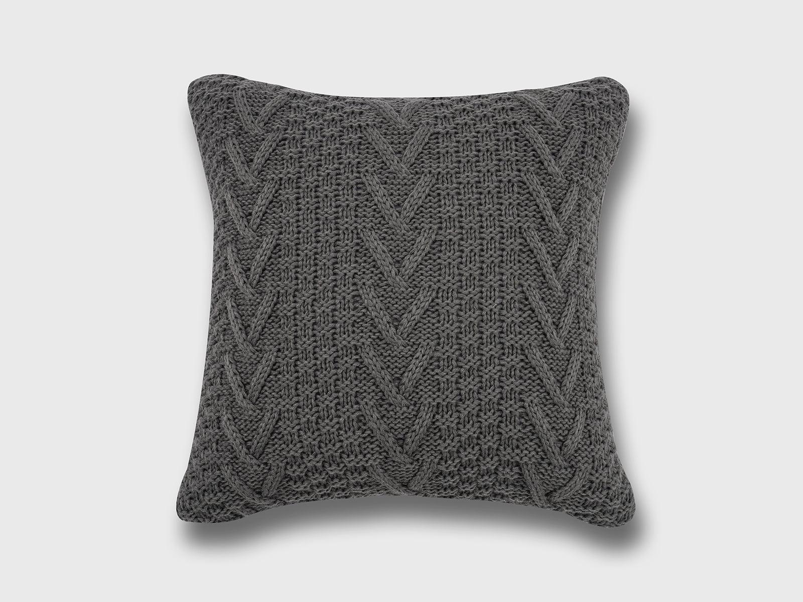 Ratree Chunky Reversible Throw Pillow