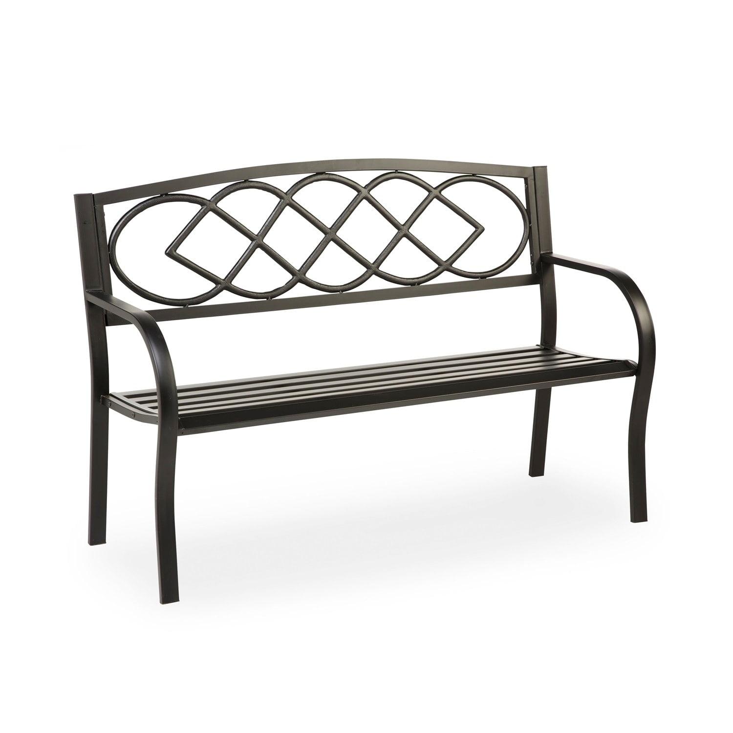 Evergreen Celtic Knot Garden Bench