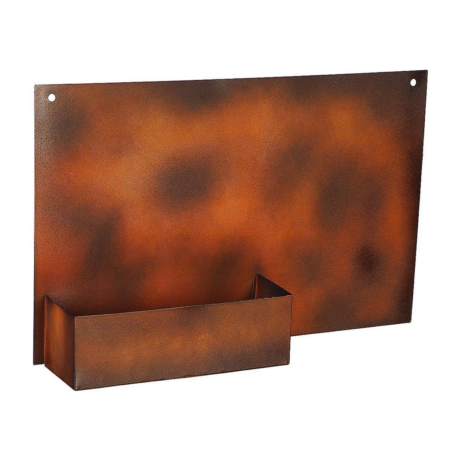 Kaiser Rust Finish Metal Indoor/Outdoor Wall Planter