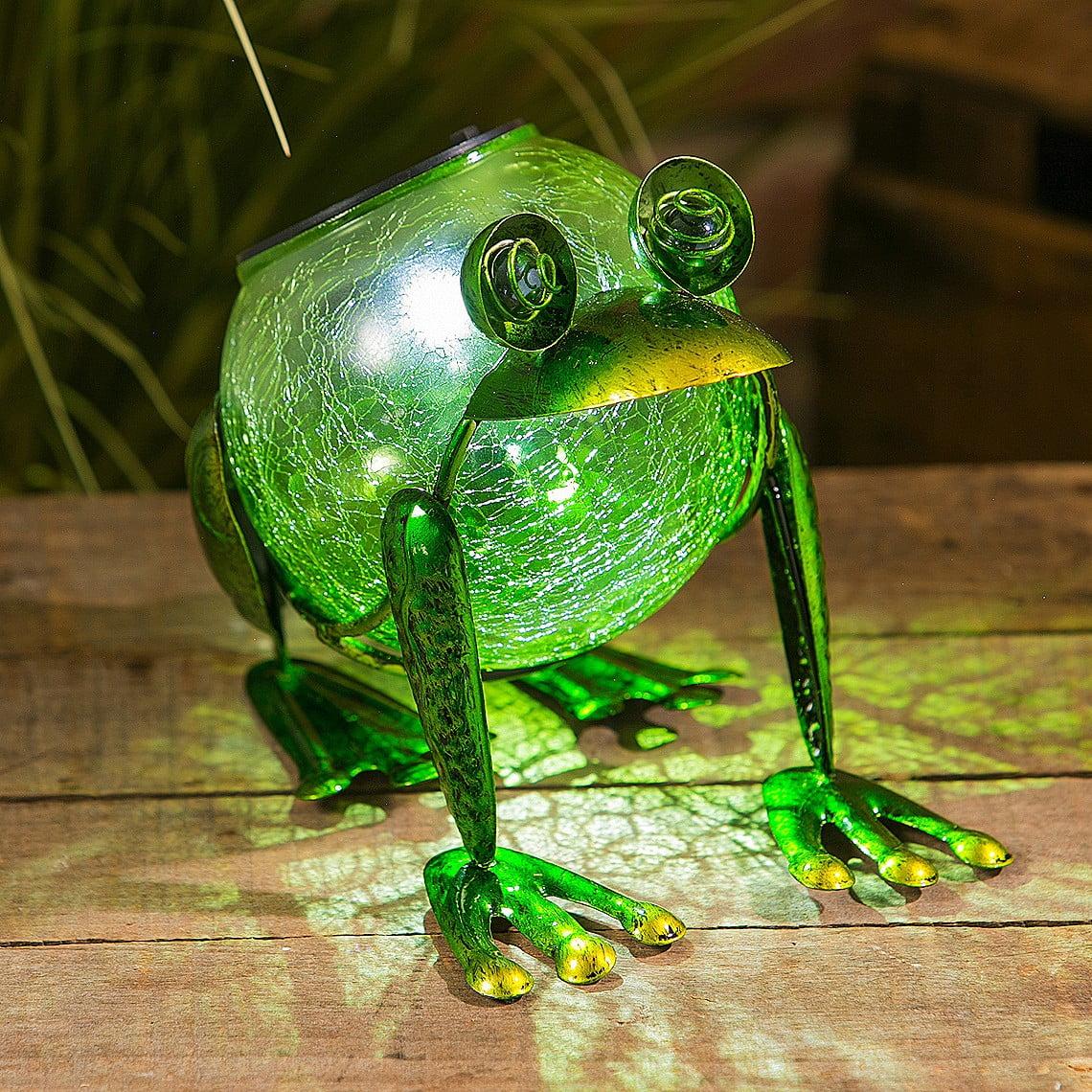 Evergreen Solar Frog Statuary