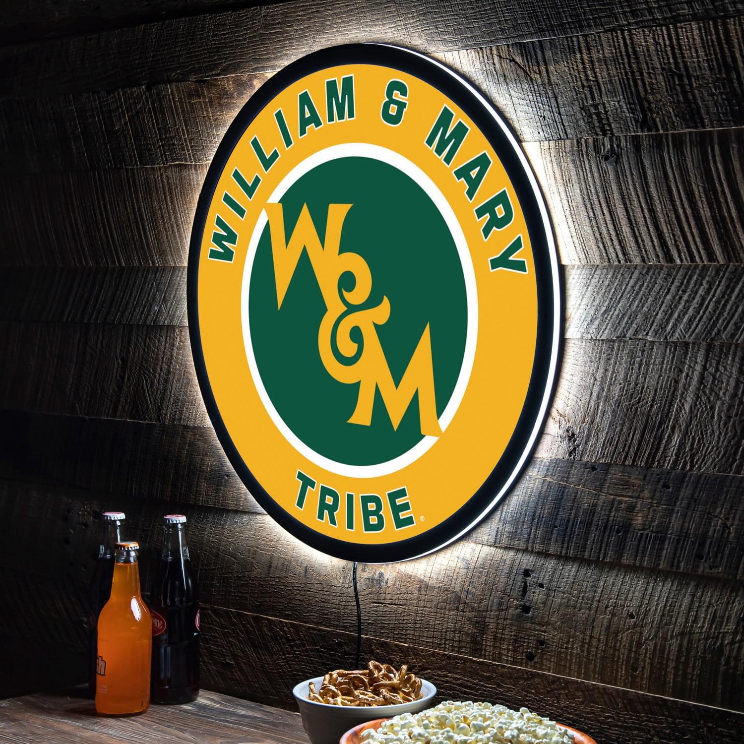 NCAA LED Round Lighted Wall Sign