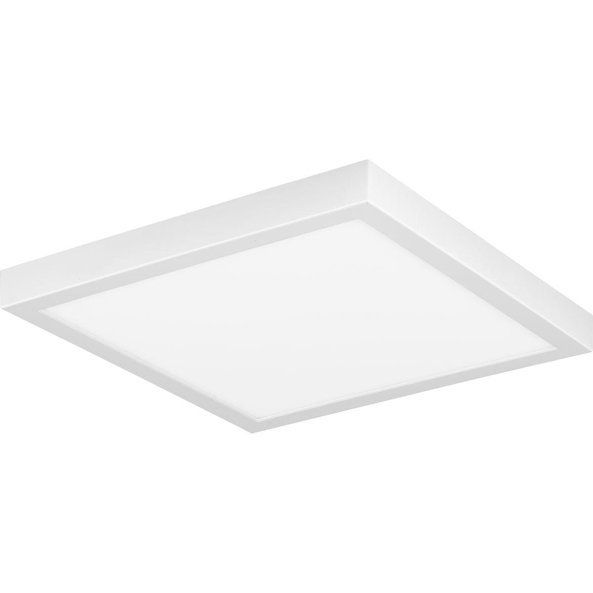 Progress Lighting Everlume 1-Light LED Flush Mount, White, Polycarbonate, 11", Wet Rated, Edgelit Technology