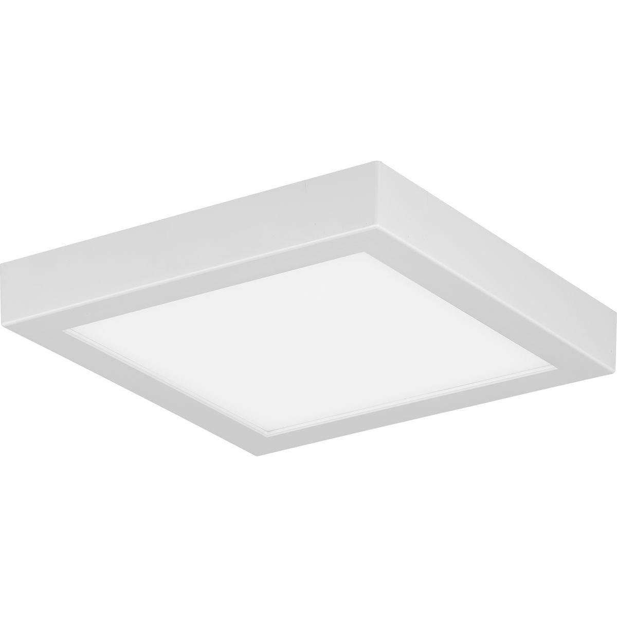 Progress Lighting Everlume LED Flush Mount, 1 Light, White, Polycarbonate, 7" - Glare-Free, Wet Rated, Easy Installation