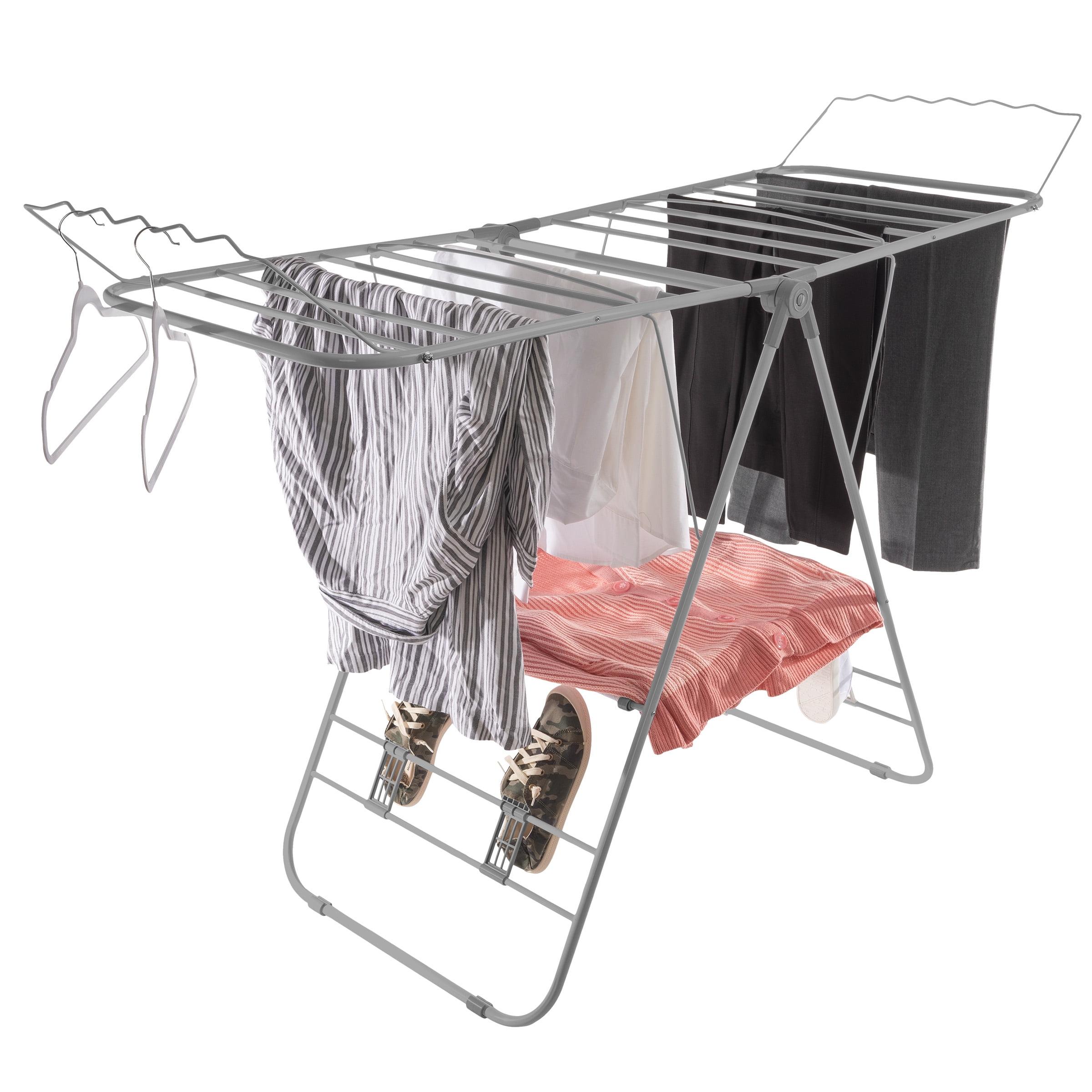 Deluxe Clothes Drying Rack Brushed Stainless Steel