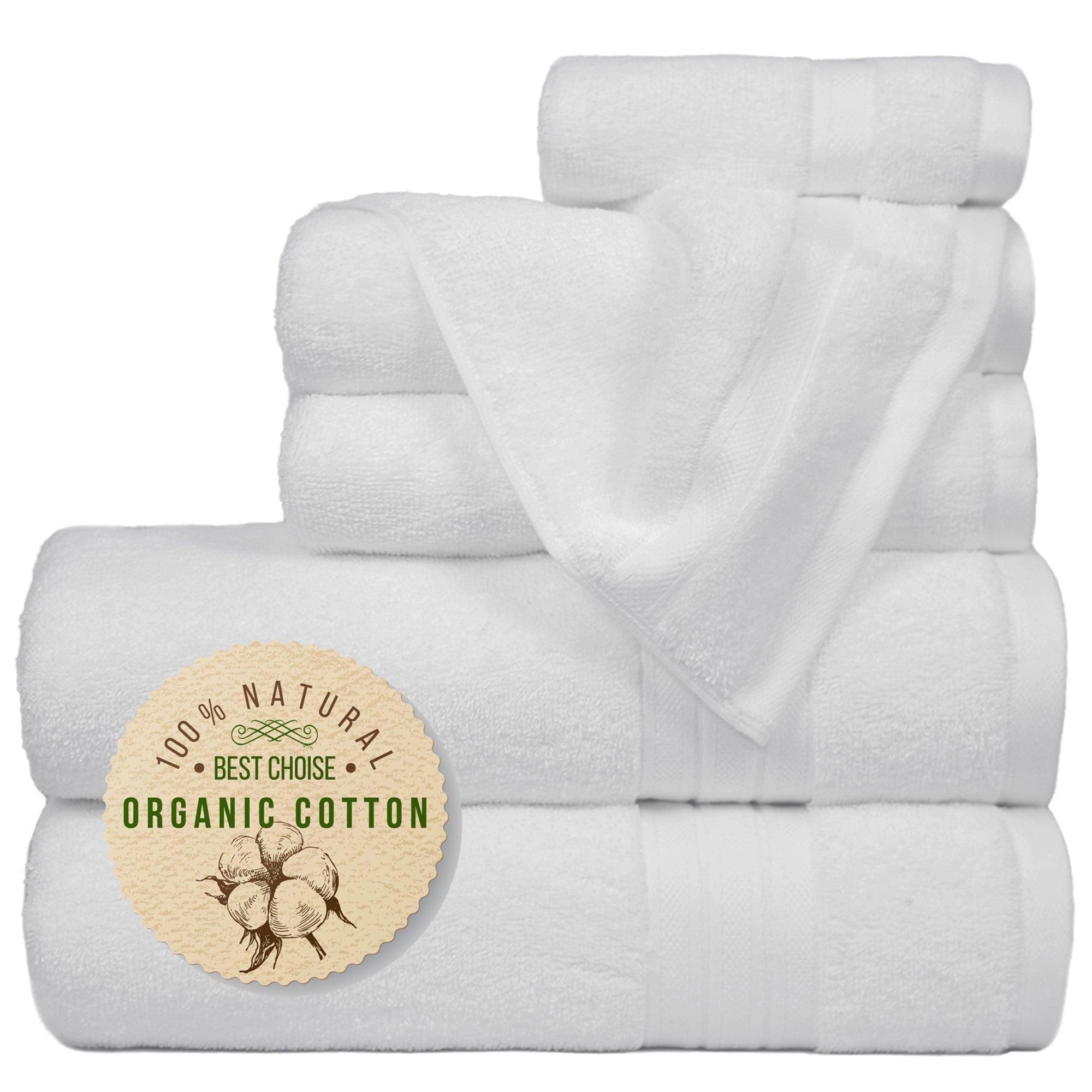Trident Trident Organica, 100% Organic 6-Piece Towel Set
