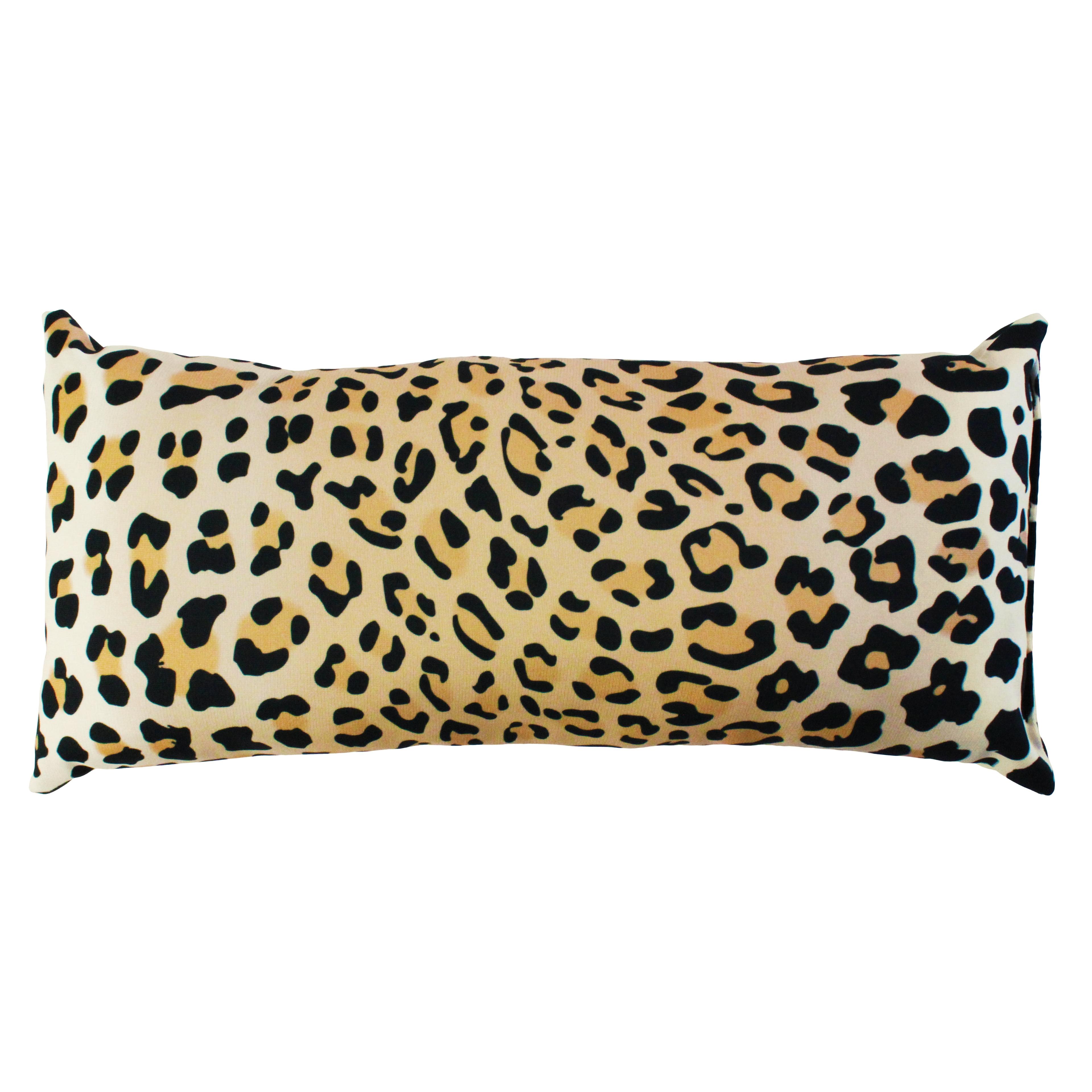 Animal Print Reversible Throw Pillow