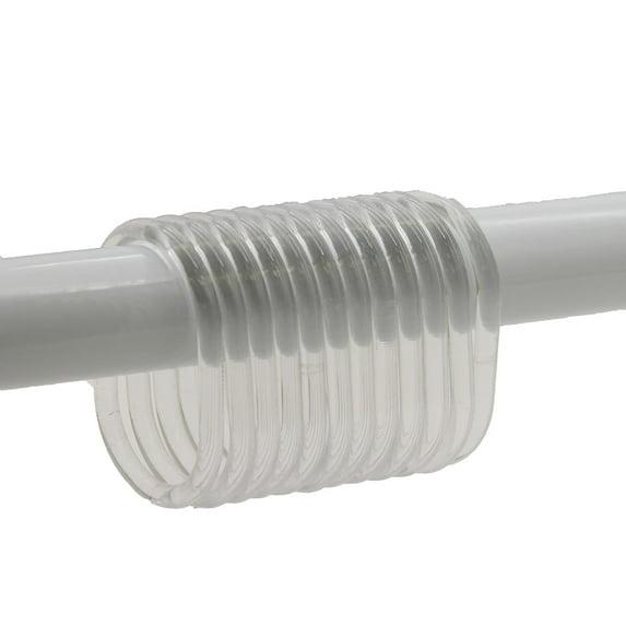 Evideco Solid Plastic Shower Curtain Hooks Rings & Reviews | Wayfair