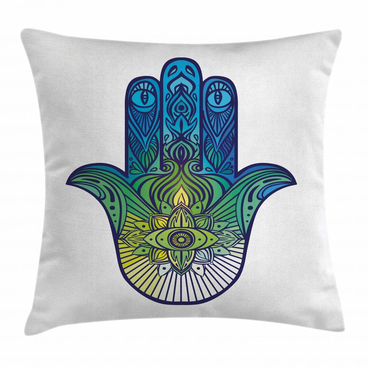 Ambesonne Evil Eye Indoor/Outdoor Reversible Pillow Cover