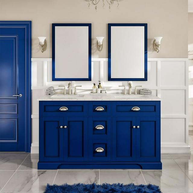 Eviva Epic Transitional Blue Bathroom Vanity