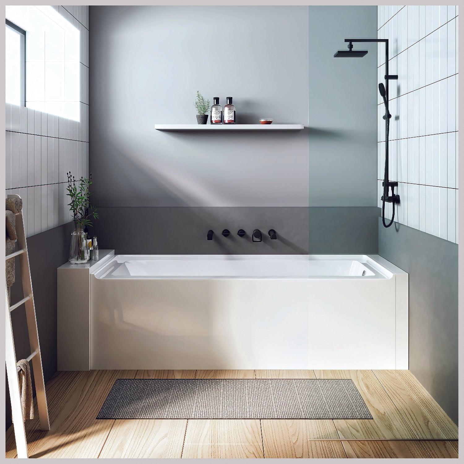 Nova 60'' x 32'' Alcove / Tile In Soaking Acrylic Bathtub