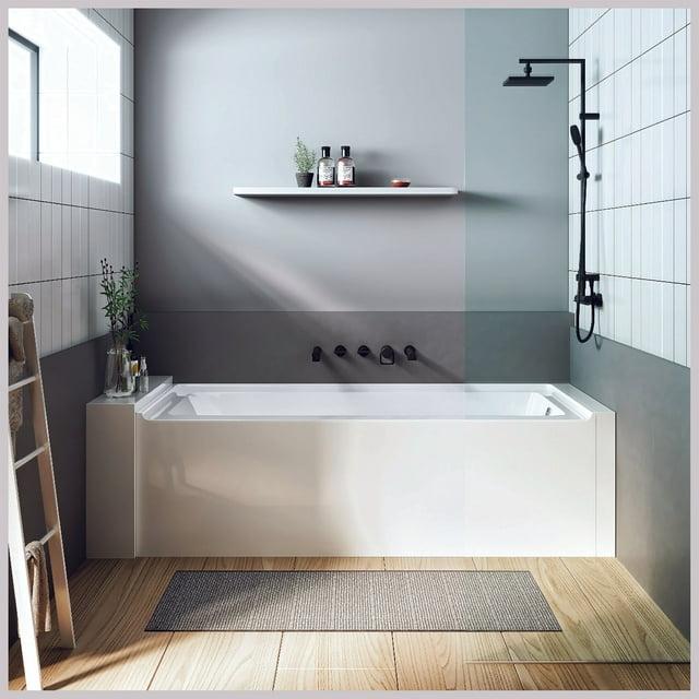 Nova 60'' x 32'' Alcove / Tile In Soaking Acrylic Bathtub