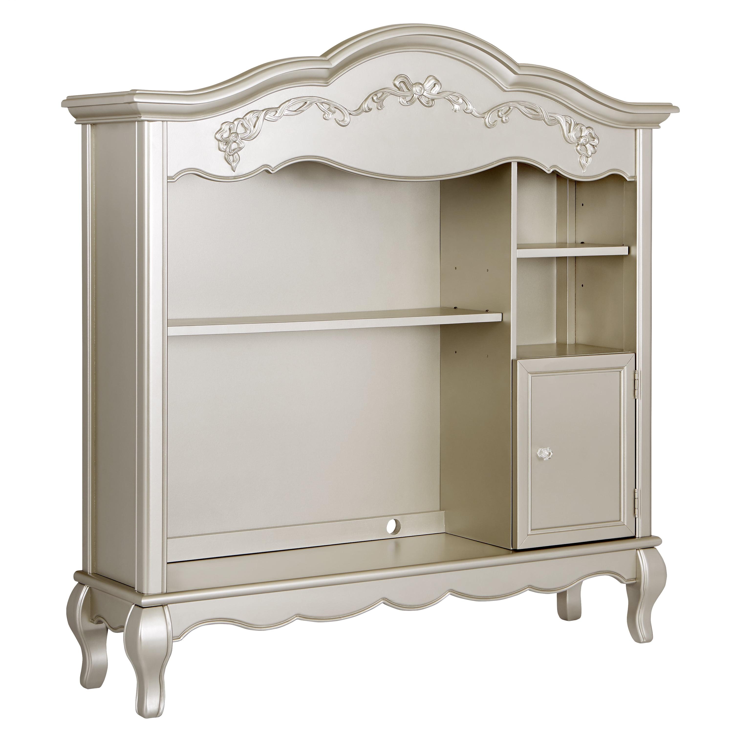 Evolur Aurora Metallic Gold Dust Victorian Style Nursery Bookcase