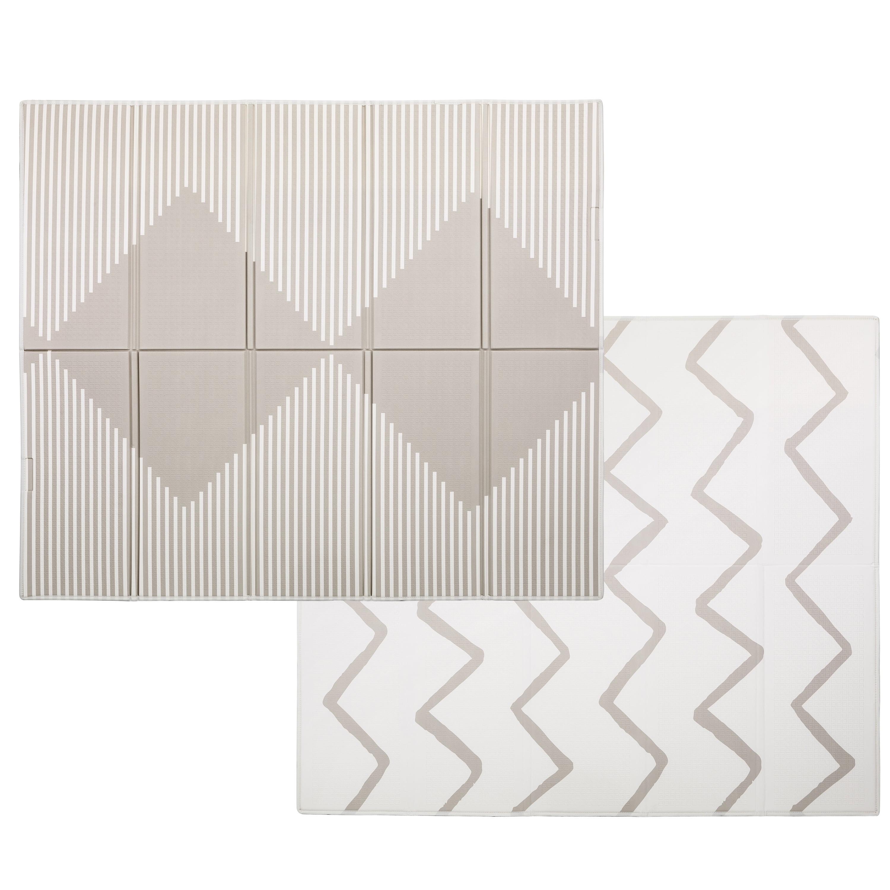 Evolur Evolur Cozycush Reversible Non-toxic Baby Kids Playmat  || Foldable Large Thick Foam Crawling Playmats For Toddlers|waterproof Portable Playmat For Babies | Yoga/picnic/game Mat|indoor/outdoor