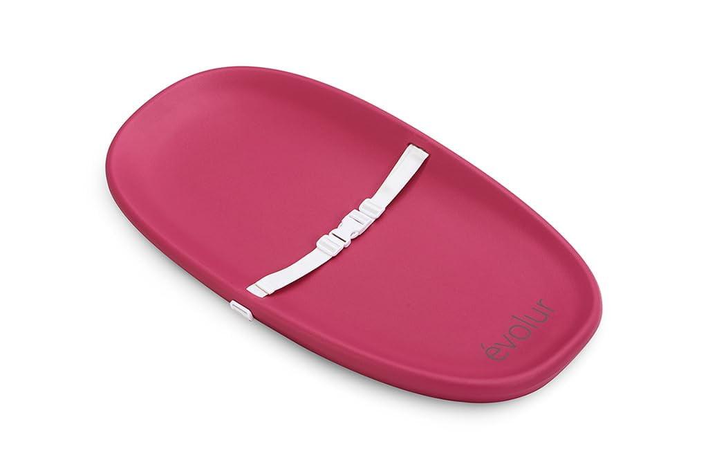 Evolur Eva Baby Changing Pad, Soft, Breathable and  Waterproof, Fuschia Pink