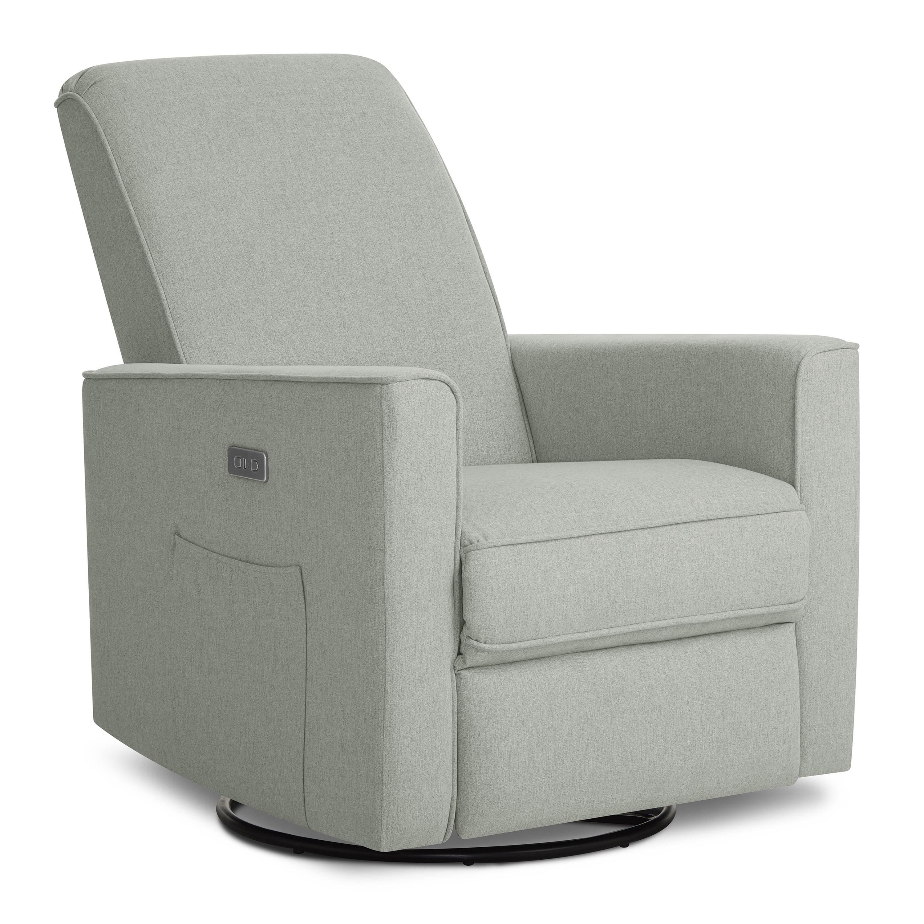 Evolur Greenguard Gold Certified Upholstered Swivel Reclining Glider