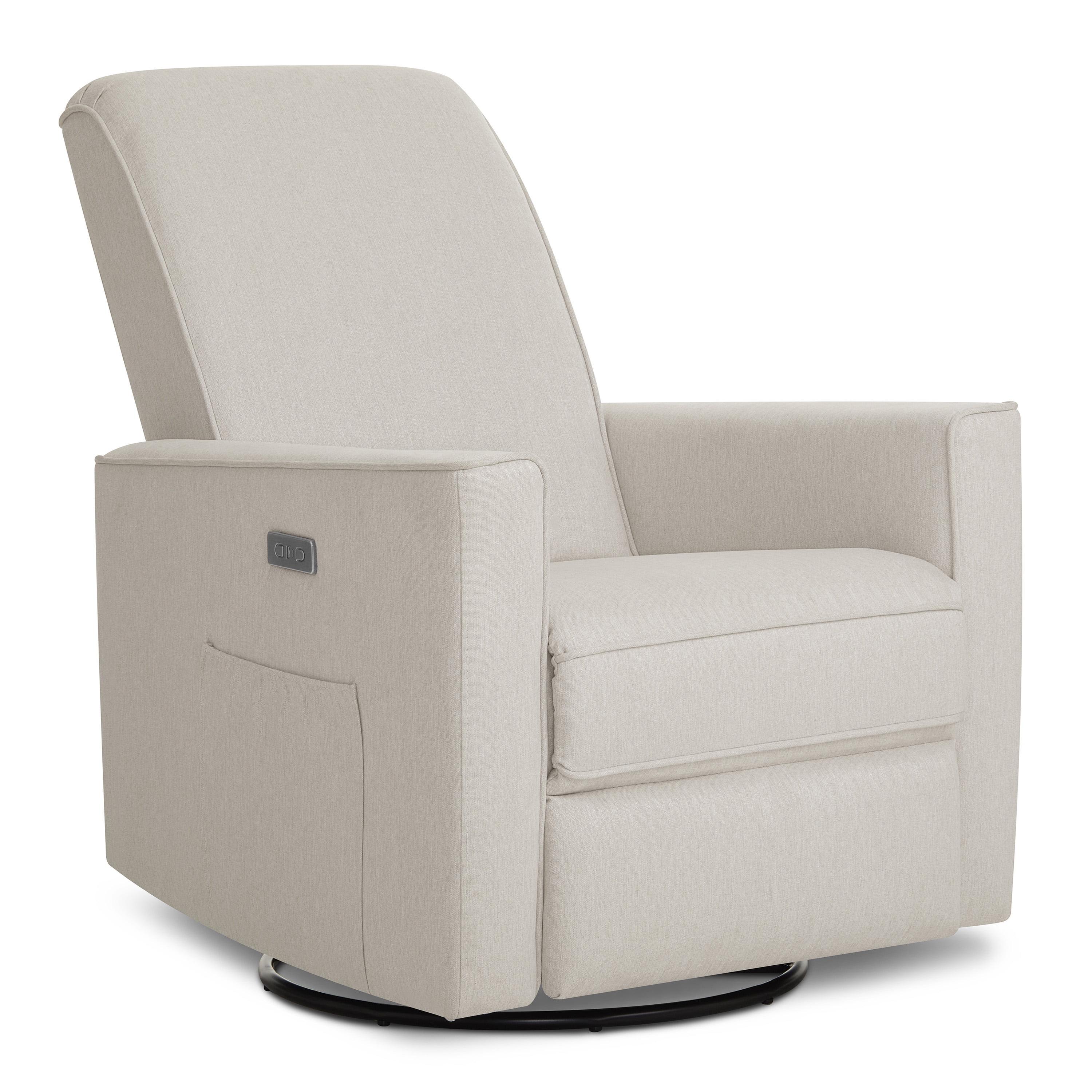 Evolur Greenguard Gold Certified Upholstered Swivel Reclining Glider