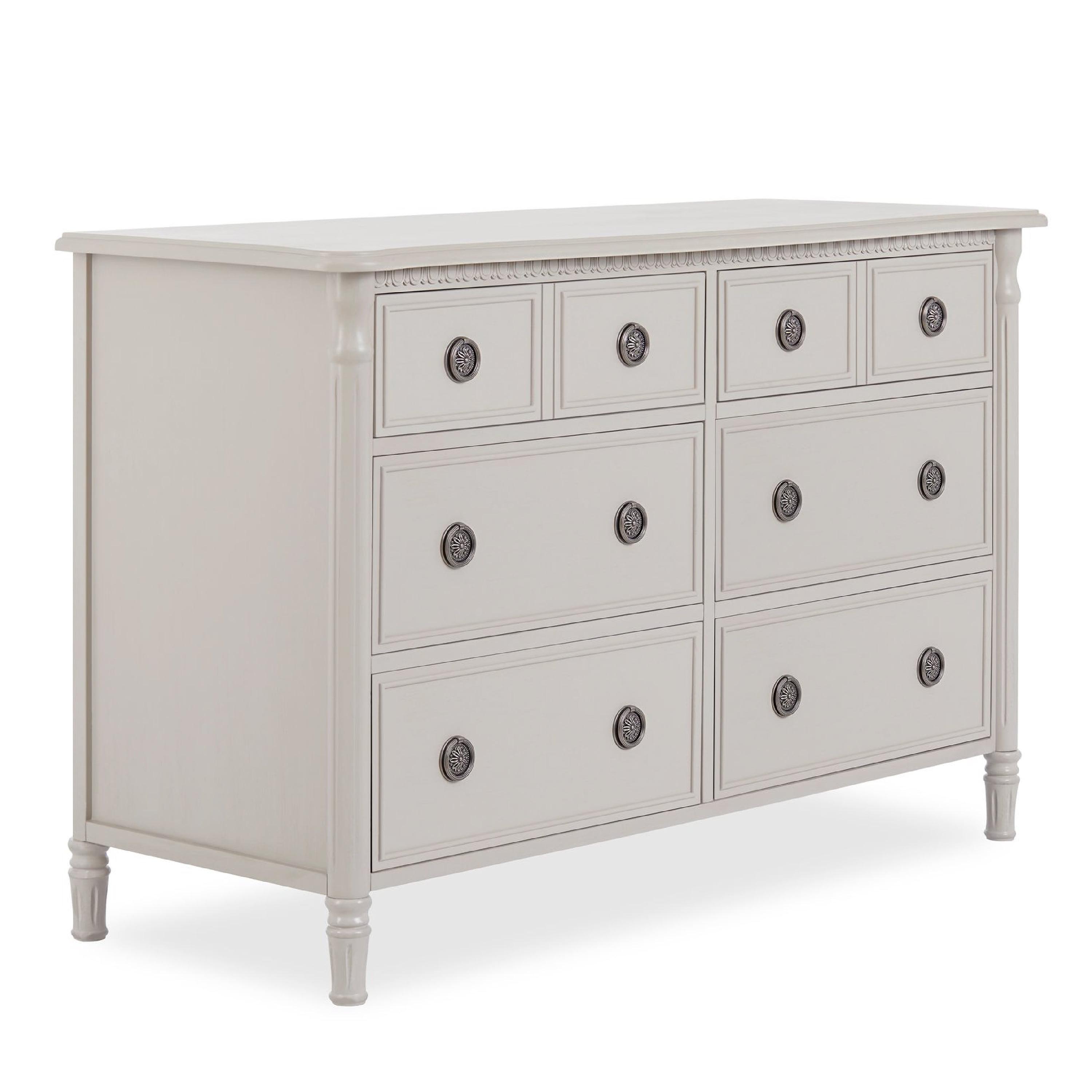 Julienne Cloud Pine 6-Drawer Double Dresser