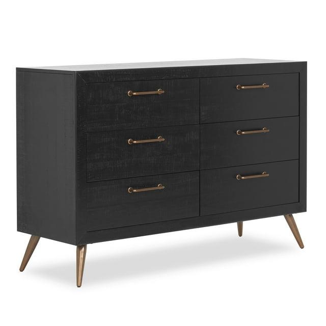 Stilnovo Solid Wood 18'' W 6 - Drawer Dresser