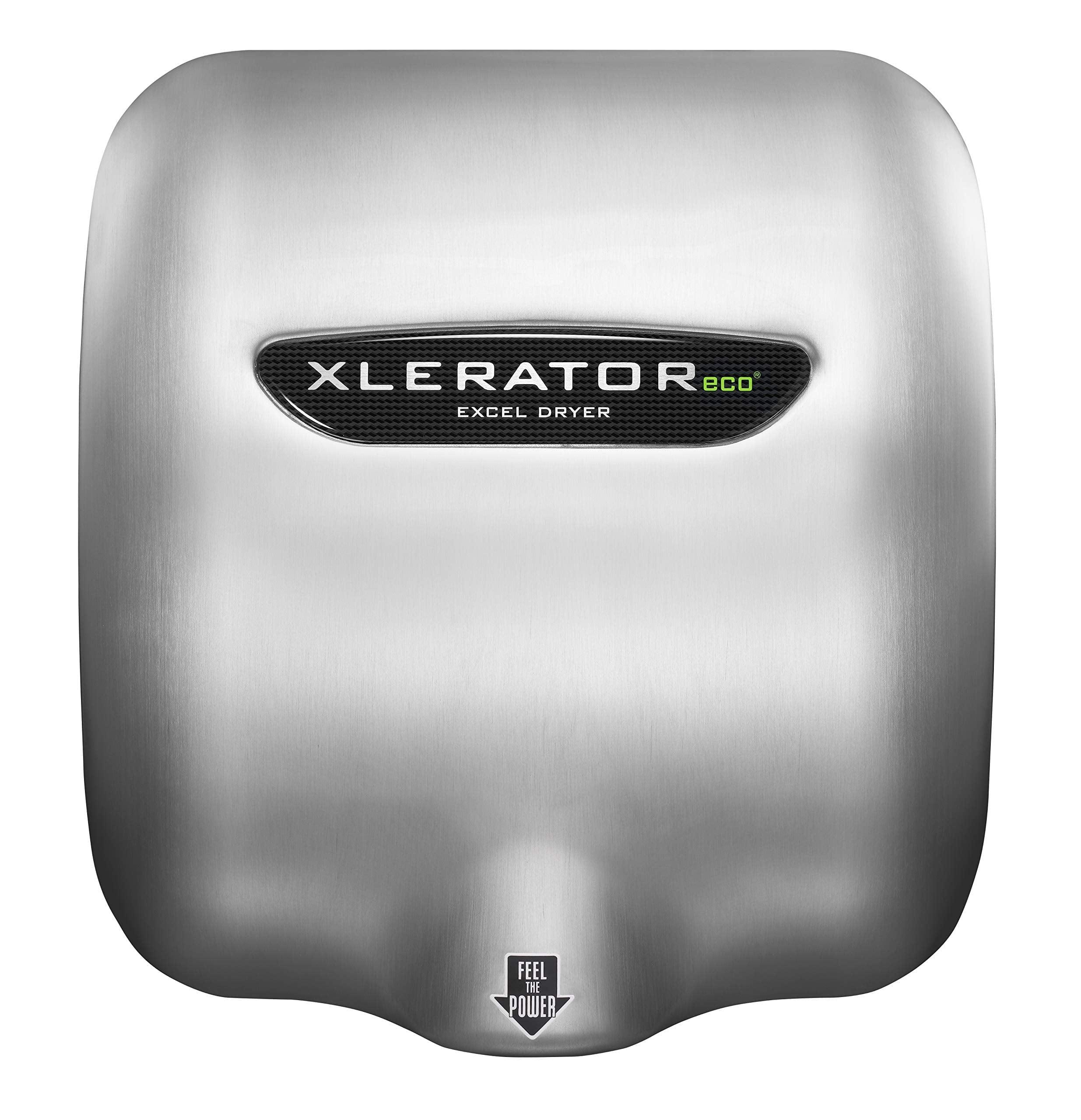 Excel Dryer XL-SB-ECO Surface-Mounted Hand Dryer,Brushed Stainless Steel