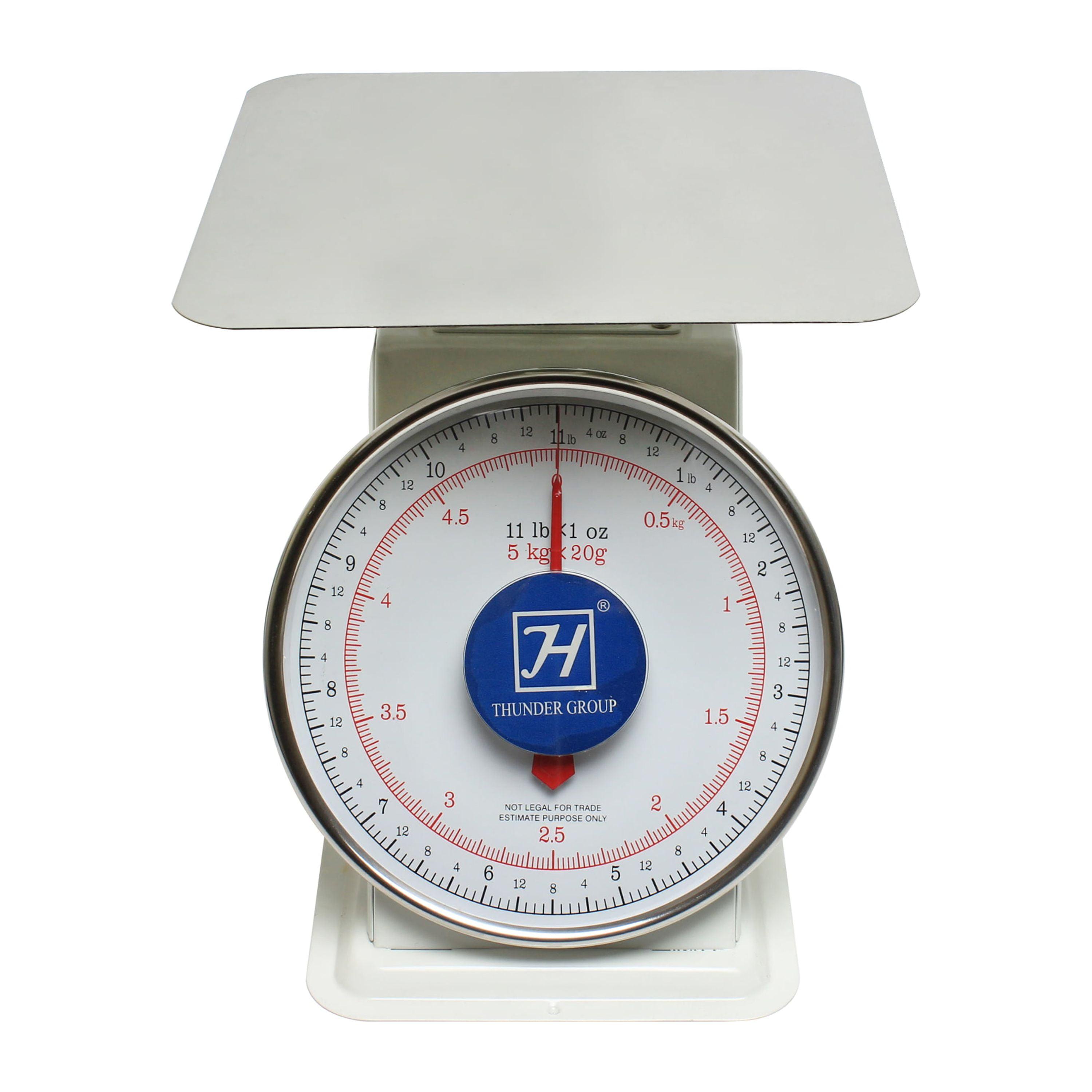 Thunder Group 11 lb Stainless Steel Mechanical Scale