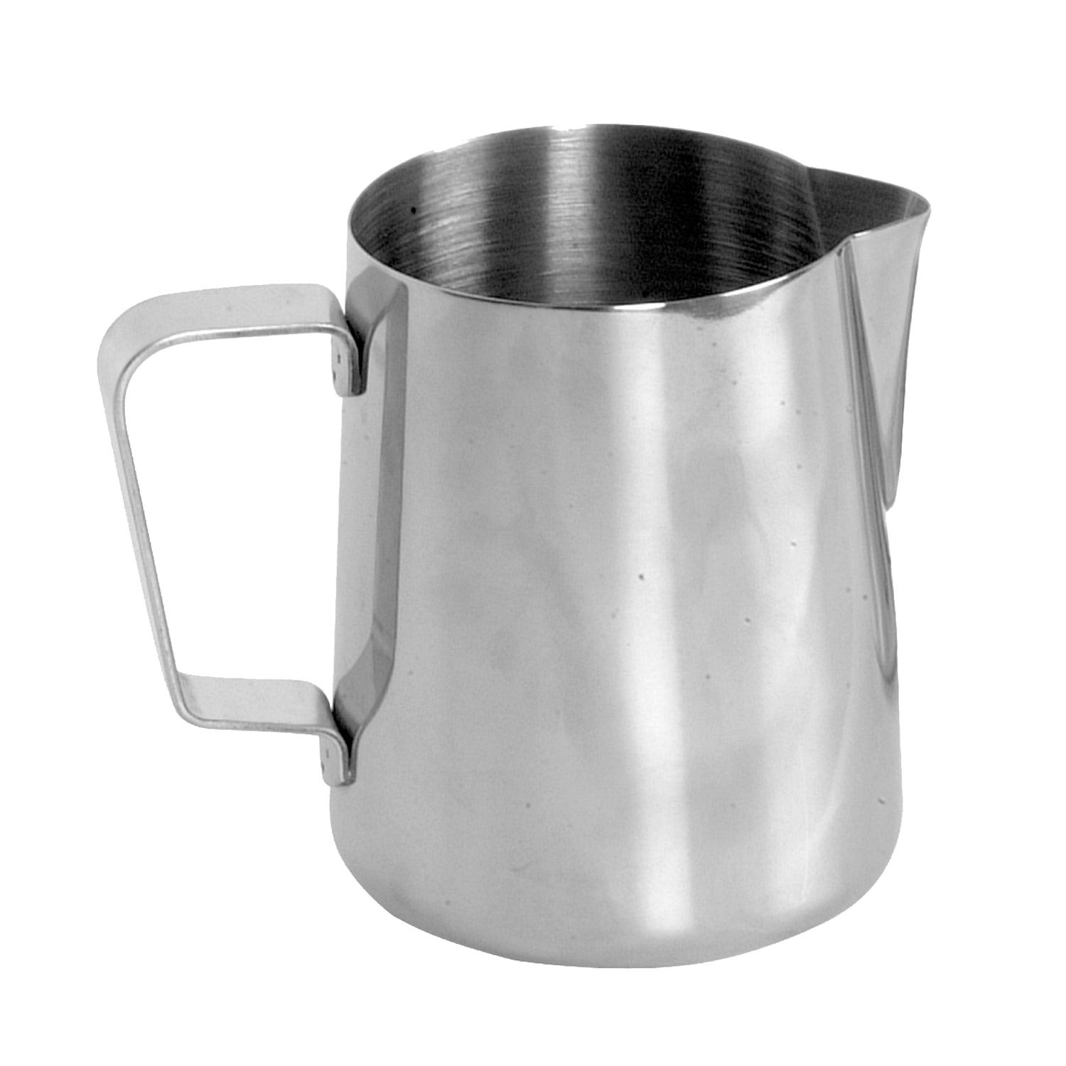 12 oz Silver Stainless Steel Milk Frothing Pitcher