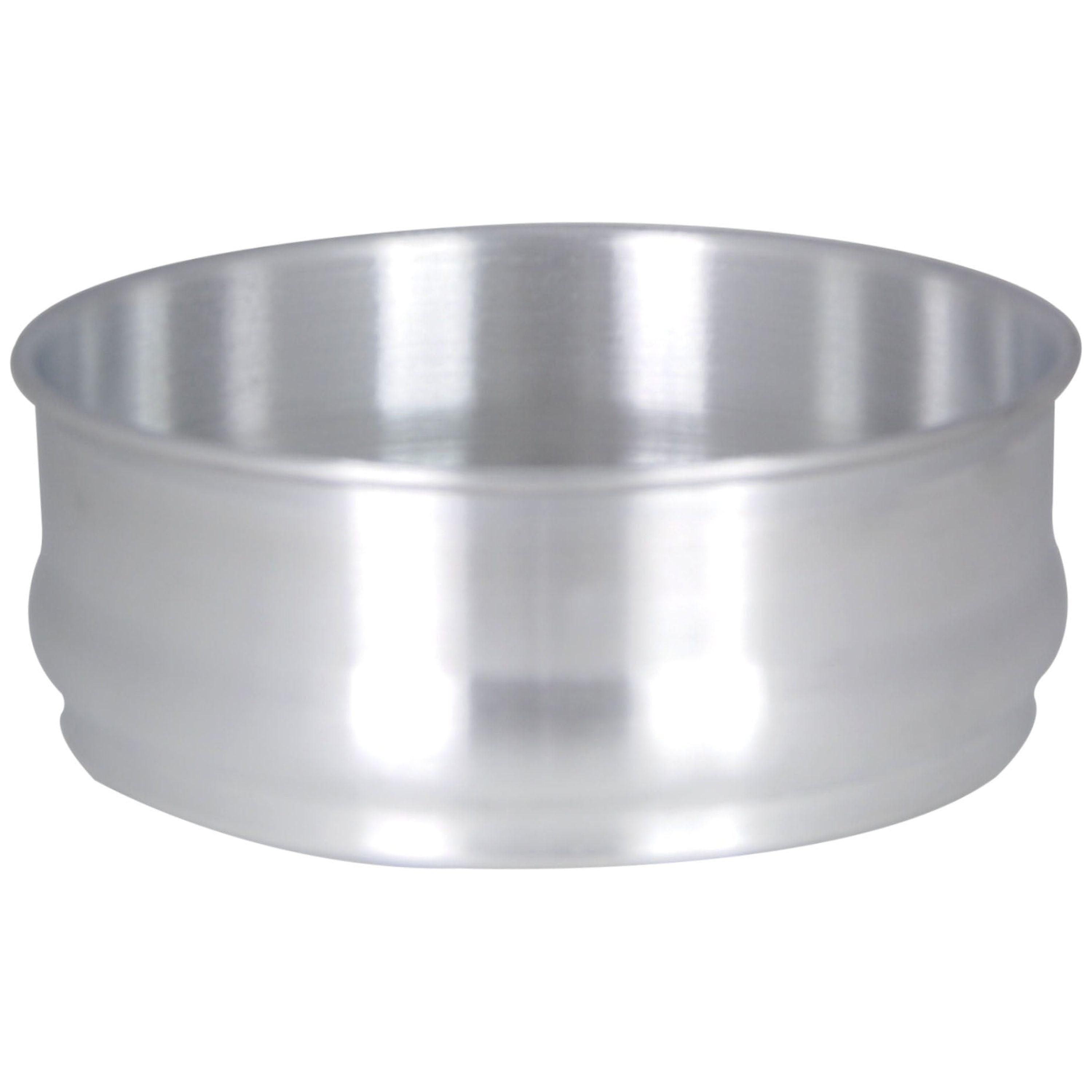 96 Oz Silver Aluminum Stackable Dough Pan