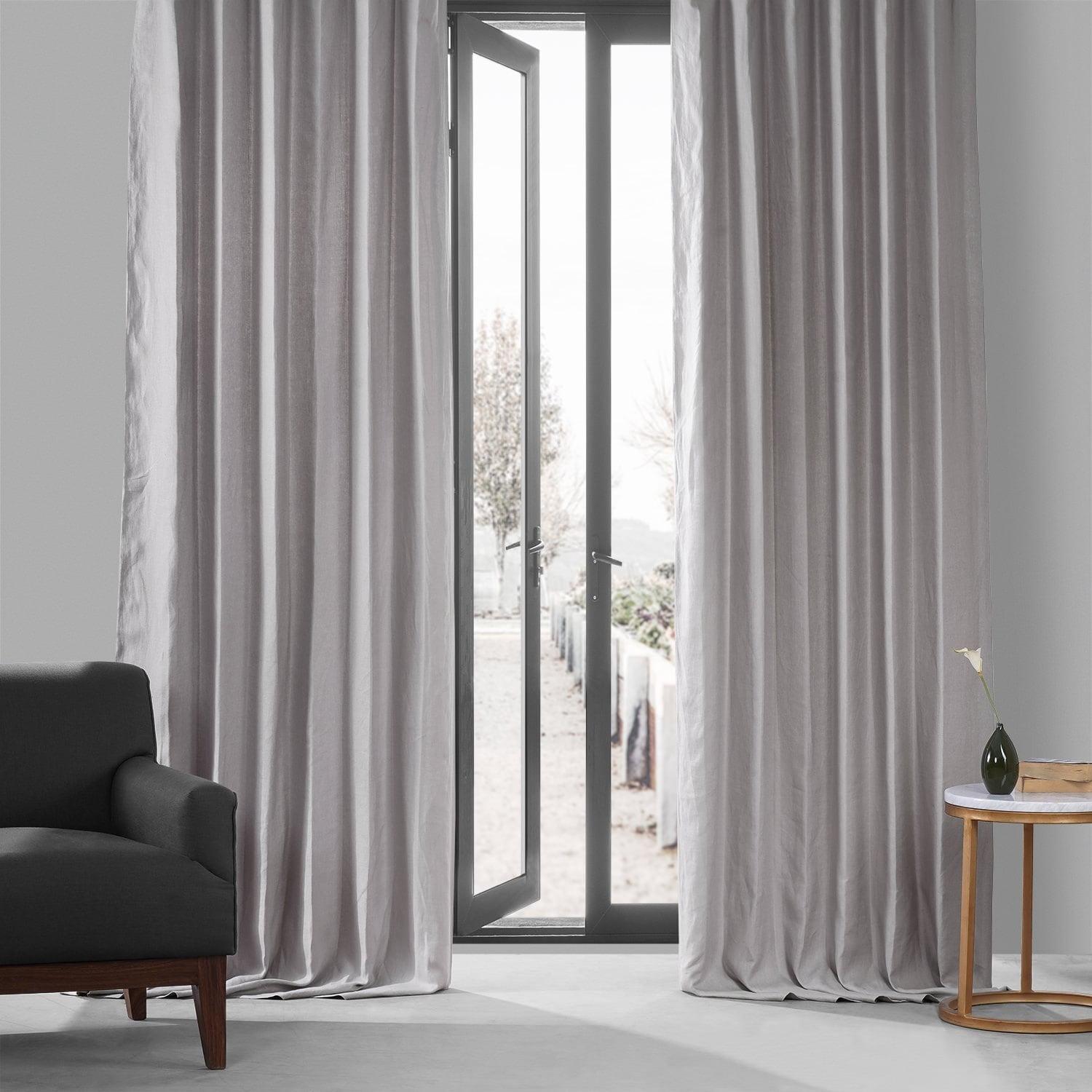 Briella French Linen Room Darkening Curtain