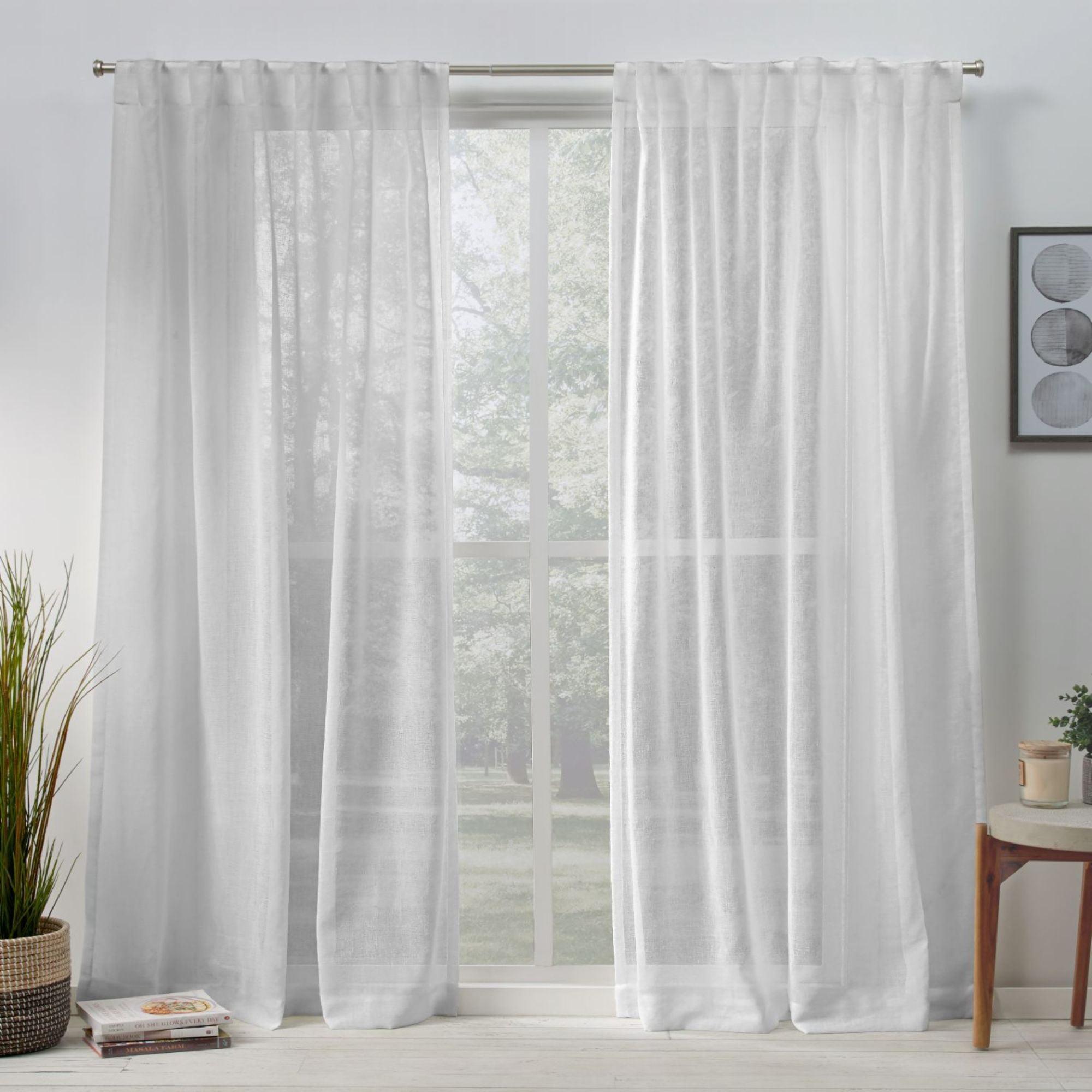 Belgian HT Synthetic Sheer Curtain Pair