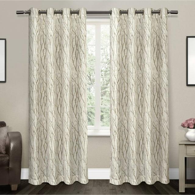 Winston Porter Leija Floral Sheer Grommet Curtain Panels & Reviews | Wayfair