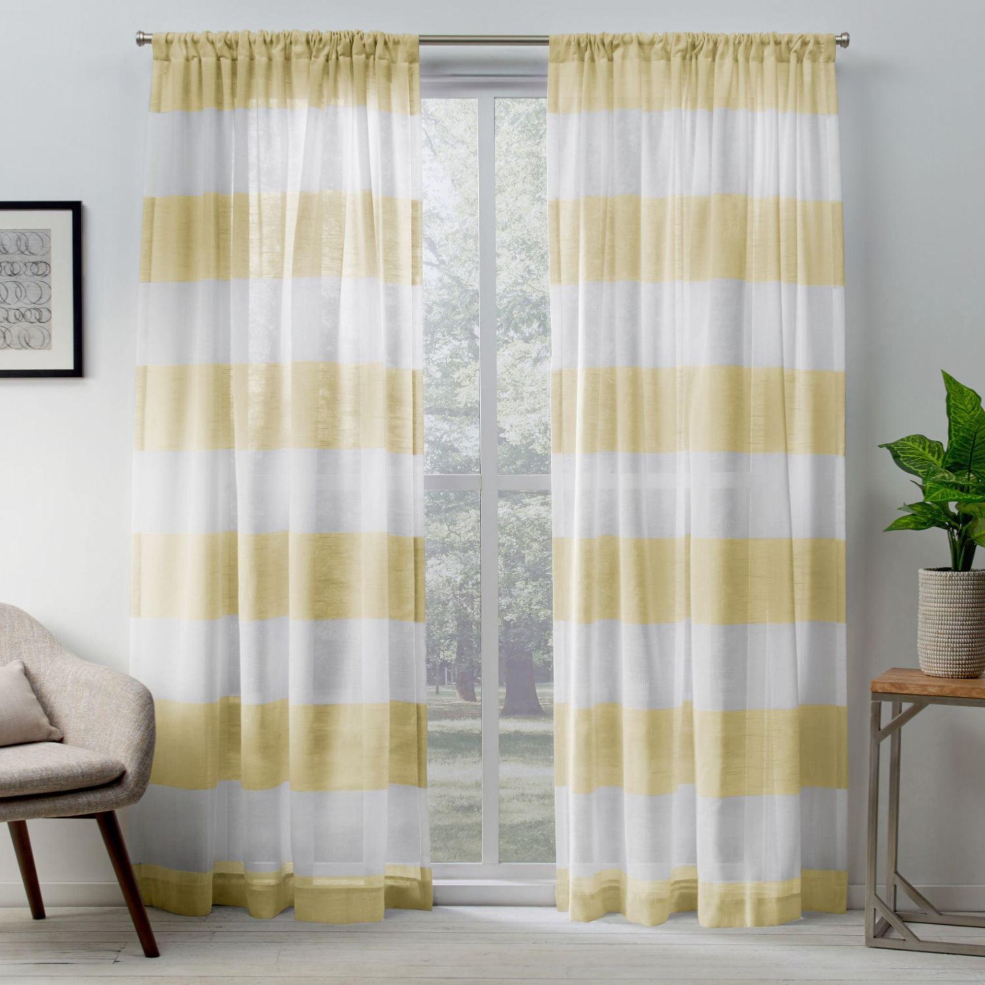 Darma Synthetic Sheer Curtain Pair