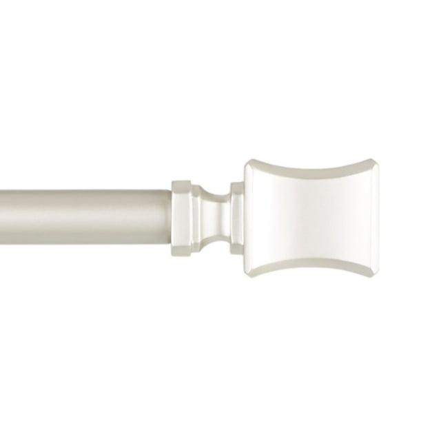 Amalgamated Textiles Exclusive Home Loran 1" Window Curtain Rod and Finial Set, Adjustable