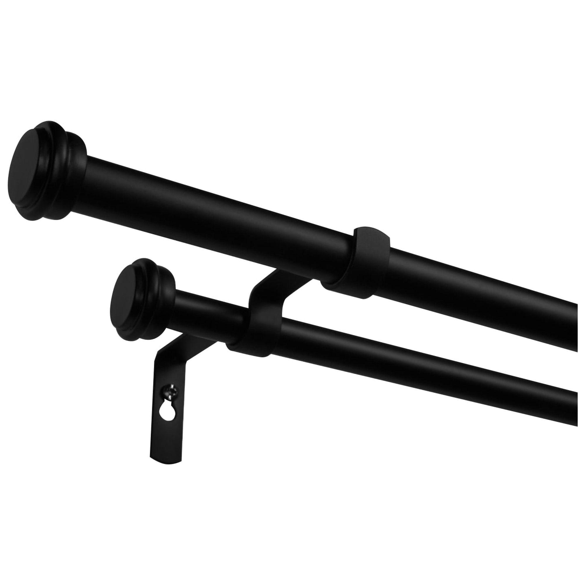 Exclusive Home Topper Double Curtain Rod