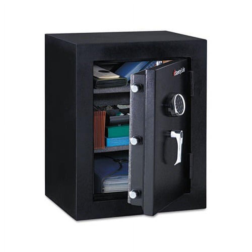 Black 3.4 cu ft Fire and Water Resistant Media Storage Safe