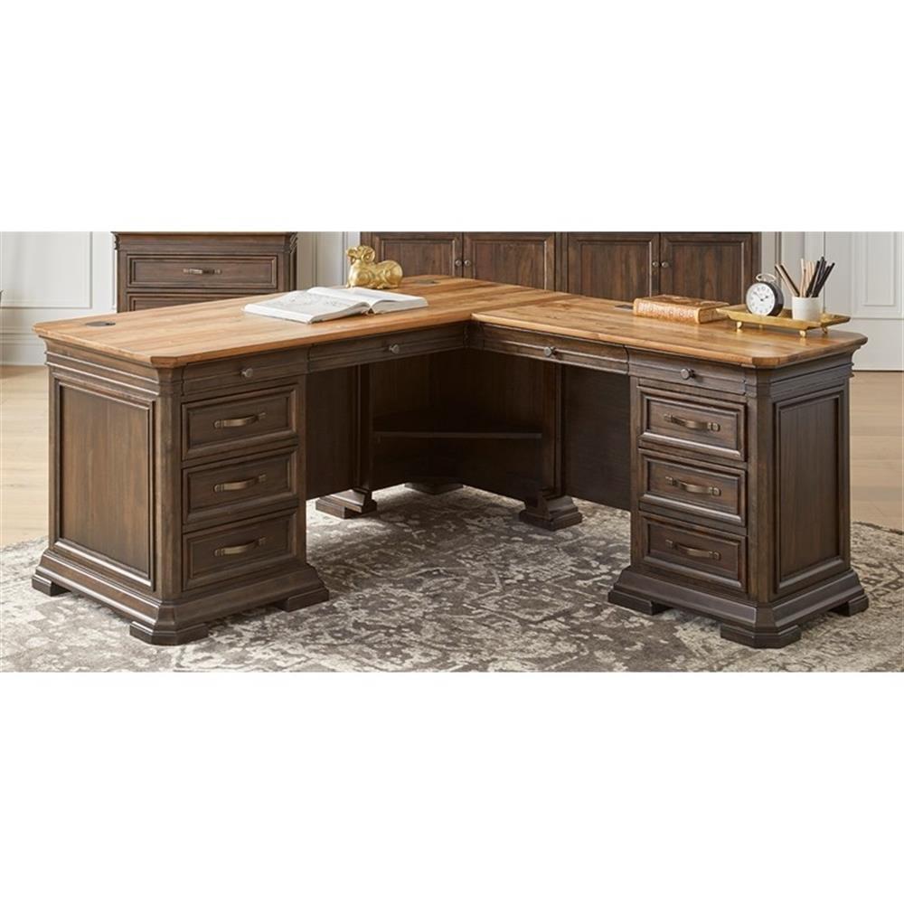 Rosalind Wheeler Carror L-Shaped Executive Desk