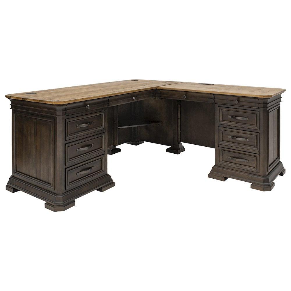 Rosalind Wheeler Carror L-Shaped Executive Desk