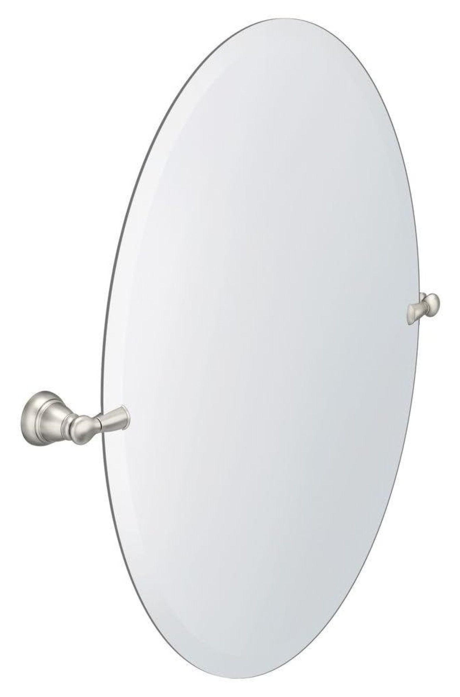 Oval Frameless 26" x 23" Bathroom Vanity Mirror