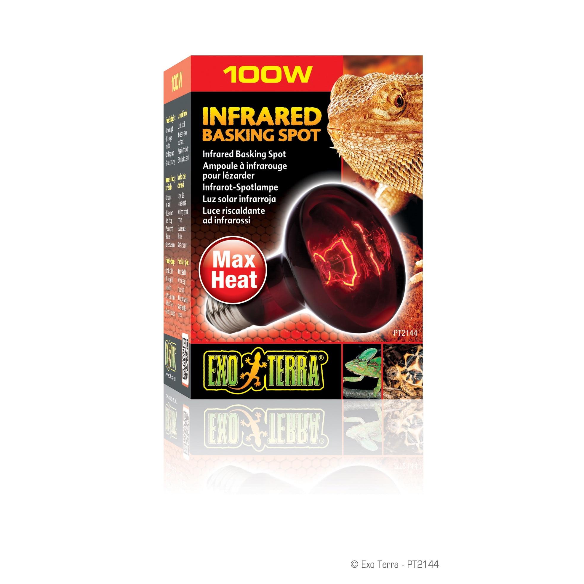 Exo Terra Heat-Glo Infrared Spot Lamp, 100-Watt/120-Volt