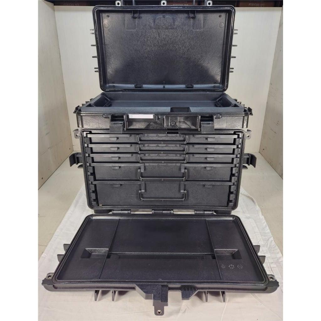 Explorer Case 5140BKT02 Waterproof Stackable 5 Drawer Trolley Tool RFID NFC APP