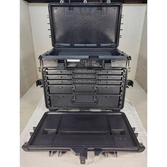 Explorer Case 5140BKT02 Waterproof Stackable 5 Drawer Trolley Tool RFID NFC APP