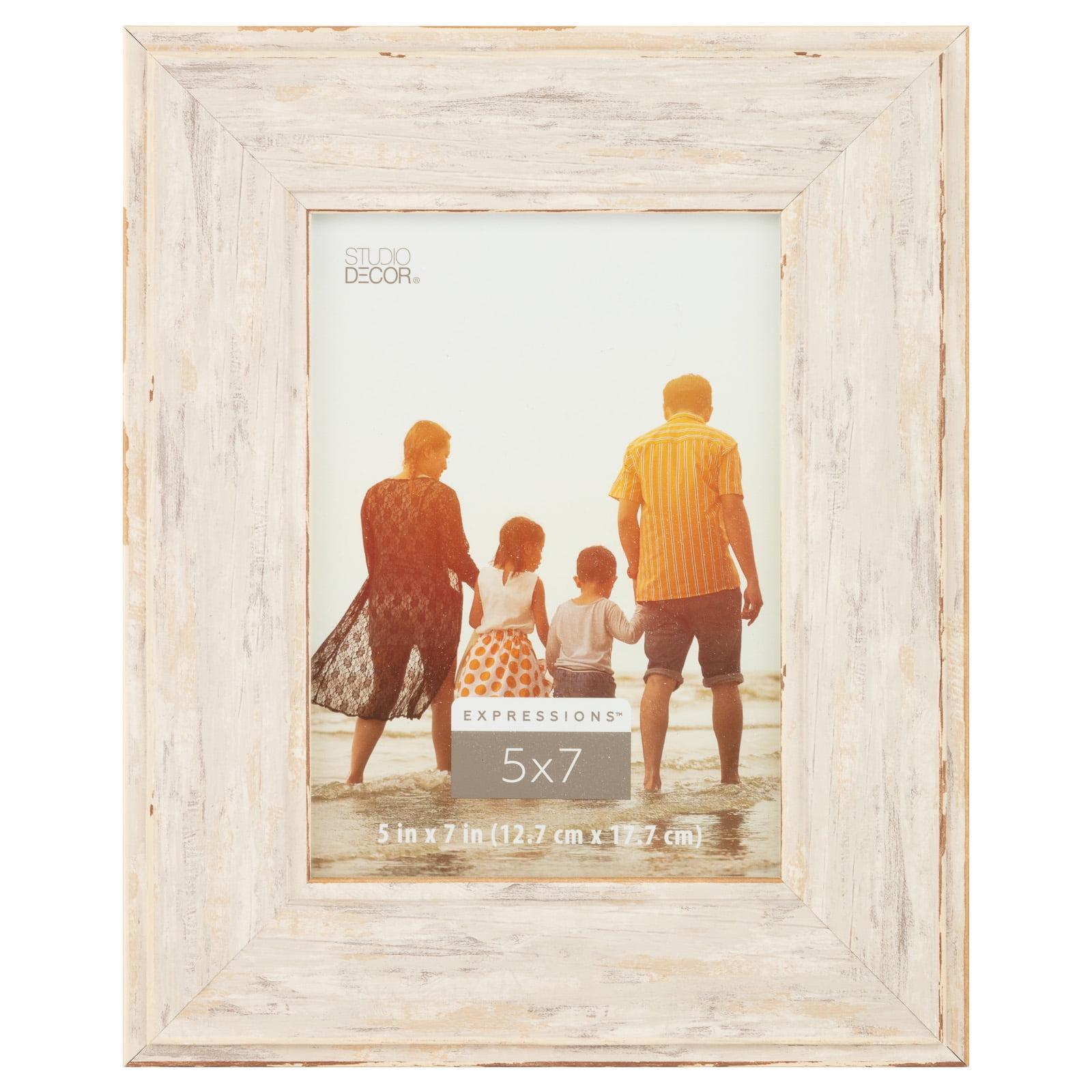 Expressions™ 5" x 7" Greige Distressed Wide Frame by Studio Décor®