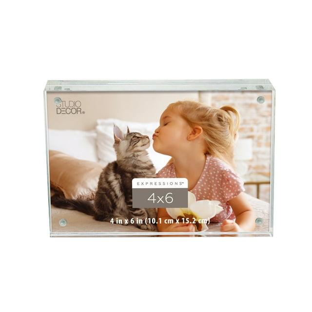 Expressions™ Clear Acrylic Block Frame by Studio Décor®
