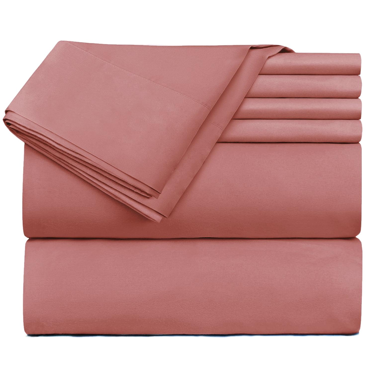 Misty Rose Queen Deep Pocket Microfiber Sheet Set