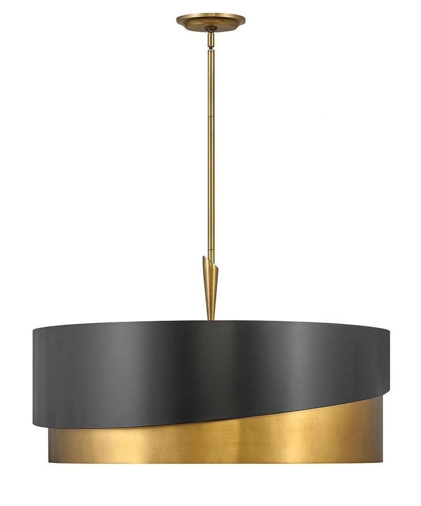 Gigi 8 - Light Fabric Dimmable Drum Chandelier